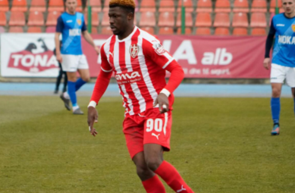 Ghanaian youngster Kwasi Sibo stars as FK Skenderbeu beat KF Laci