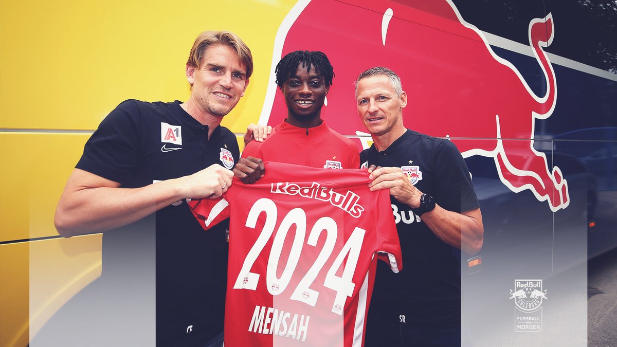 Ghanaian youngster Gideon Mensah signs five-year contract extension at Red Bull Salzburg