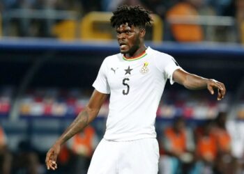 Thomas Teye Partey of Ghana during the 2019 Africa Cup of Nations Last 16 match between Ghana and Tunisia at the Ismailia Stadium, Ismailia on the 08 July 2019 ©Muzi Ntombela/BackpagePix