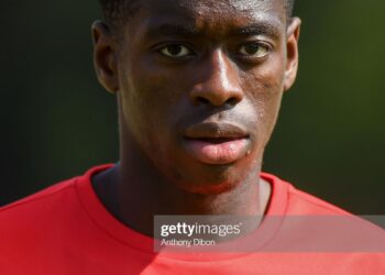 Godson Kyeremeh of Caen during the Friendly match between Caen and Le Havre on July 13, 2019 in Mondeville, France. (Photo by Anthony Dibon/Icon Sport via Getty Images)