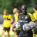 BAD RAGAZ, SWITZERLAND - AUGUST 01: Talent Manager Otto Addo of Borussia Dortmund looks on during the Borussia Dortmund training camp session on August 01, 2019 in Bad Ragaz, Switzerland. (Photo by TF-Images/Getty Images)