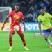 Inaki WILLIAMS of Ghana and BREMER of Brazil during the International Friendly match between Brazil and Ghana at Stade Oceane on September 23, 2022 in Le Havre, France. (Photo by Anthony Dibon/Icon Sport via Getty Images)