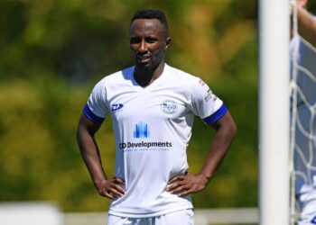 htw231120sp50 Hamilton Wanderers Derek Tieku scored both the goals in their victory against Auckland City. Photo / Photosport
