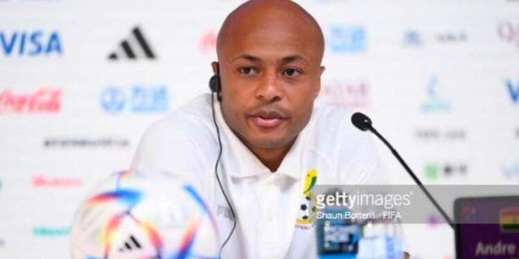 Black Stars captain Andre Ayew Ghana vs Portugal presser at the 2022 FIFA World Cup in Qatar