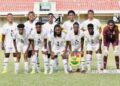 Black Queens starting lineup group photo against Senegal