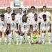 Black Queens starting lineup group photo against Senegal