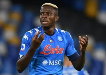 Napoli-striker-Victor-Osimhen ready to face AC Milan after making injury return