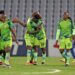 Judas Moseamedi of Gallants celebrates goal with teammates during the CAF Confederation Cup 2022/23 match between Marumo Gallants and Lupopo at Dobsonville Stadium in Johannesburg on 02 April 2023 ©Samuel Shivambu/BackpagePix