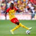 LENS, FRANCE - JULY 30: Salis Abdul Samed #26 of RC Lens controls the ball during the Friendly match between RC Lens and West Ham at Stade Bollaert-Delelis on July 30, 2022 in Lens, France. (Photo by Catherine Steenkeste/Getty Images)