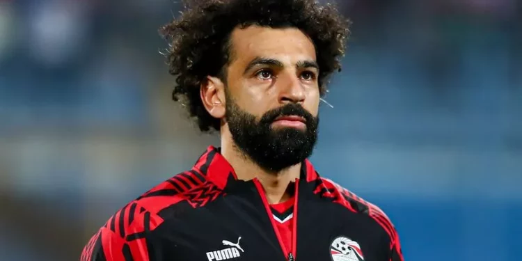 Mohamed Salah on international duty for Egypt