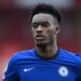 SOUTHAMPTON, ENGLAND - FEBRUARY 20: Callum Hudson-Odoi of Chelsea looks on during the Premier League match between Southampton and Chelsea at St Mary's Stadium on February 20, 2021 in Southampton, England. Sporting stadiums around the UK remain under strict restrictions due to the Coronavirus Pandemic as Government social distancing laws prohibit fans inside venues resulting in games being played behind closed doors. (Photo by Neil Hall - Pool/Getty Images)