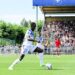 Elisha OWUSU of Auxerre during the Friendly match between Dijon FCO and AJ Auxerre at Stadium Groupama on July 14, 2023 in Auxerre, France. (Photo by Vincent Poyer/Icon Sport via Getty Images)