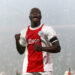 AMSTERDAM, NETHERLANDS - MAY 11: Brian Brobbey of Ajax celebrates after scoring their side's fourth goal during the Dutch Eredivisie match between Ajax and sc Heerenveen at Johan Cruijff Arena on May 11, 2022 in Amsterdam, Netherlands. (Photo by Dean Mouhtaropoulos/Getty Images)