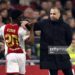 AMSTERDAM - (lr) Mohammed Kudus of Ajax, Ajax coach John Heitinga during the Dutch premier league match between Ajax Amsterdam and RKC Waalwijk at the Johan Cruijff ArenA on February 12, 2023 in Amsterdam, Netherlands. ANP MAURICE VAN STONE (Photo by ANP via Getty Images)