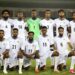 DOHA, QATAR - JUNE 20: Somalia players pose for a team photo ahead of the 2021 FIFA Arab Cup Qatar Qualifiers match between Oman and Somalia at Jassim Bin Hamad Stadium on June 20, 2021 in Doha, Qatar. (Photo by Mohamed Farag - FIFA/FIFA via Getty Images)