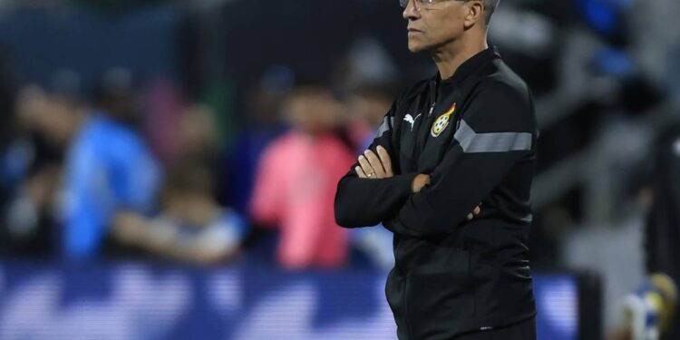 RECORD DATE NOT STATED Seleccion Mexico 2023 Mexico vs Ghana Chris Hughton head coach of Ghana during the game Mexican national team, Nationalteam Mexico vs Ghana corresponding to the friendly preparation, at Bank of America Stadium, on October 14, 2023. brbr Chris Hughton Director Tecnico de Ghana durante el partido Seleccion Mexicana Mexico vs Ghana, correspondiente al amistoso de preparacion, en el Bank of America Stadium, el 14 de Octubre de 2023. CHARLOTTE NORTH CAROLINA UNITED STATES PUBLICATIONxNOTxINxMEXxCHNxRUS Copyright: xUlisesxNaranjox 20231014210553_SMN_23_AM_MEX_GHA_HUGHTON130