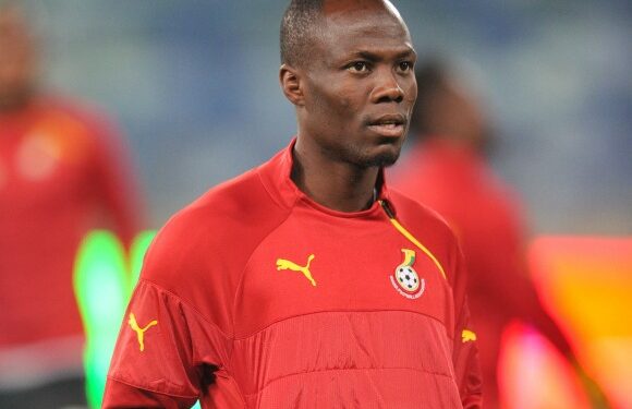 Emmanuel Agyemang-Badu of Ghana during the International Friendly Ghana Training at Moses Mabhida Stadium, Durban South Africa on 10 October 2016 ©Muzi Ntombela/BackpagePix