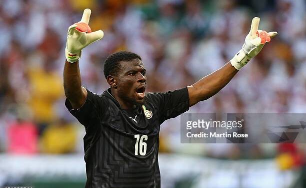 FORTALEZA, BRAZIL - JUNE 21:  Fatawu Dauda of Ghana reacts to his team's first goal during the 2014 FIFA World Cup Brazil Group G match between Germany and Ghana at Castelao on June 21, 2014 in Fortaleza, Brazil.  (Photo by Martin Rose/Getty Images)