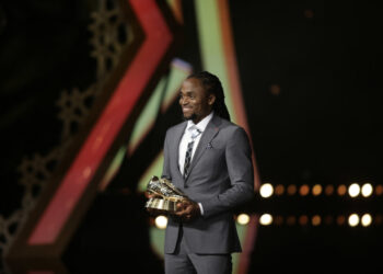 Siphiwe Tshabalala during the 2023 CAF Awards held in Marrakech, Morocco on 11 December 2023©Nour Aknajja/BackpagePix