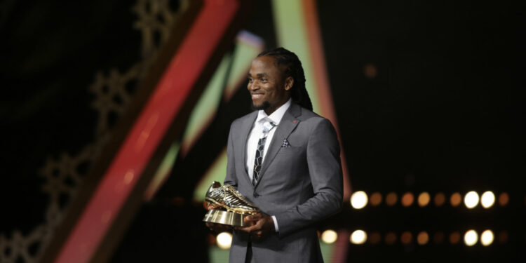 Siphiwe Tshabalala during the 2023 CAF Awards held in Marrakech, Morocco on 11 December 2023©Nour Aknajja/BackpagePix
