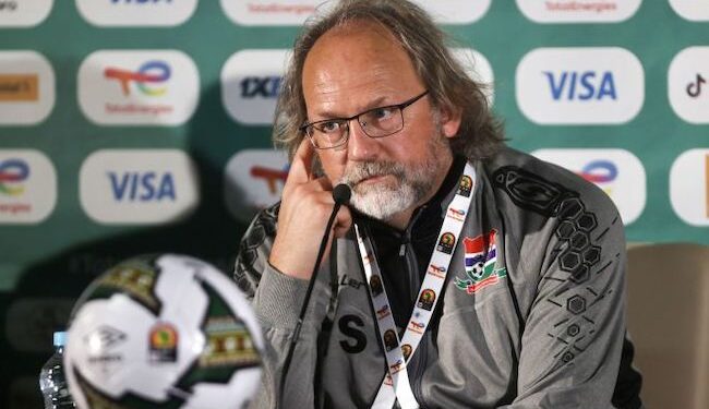 Tom-Saintfiet resigns as Gambia head coach