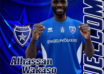 Alhassan Wakaso signs for Greek side lonikos Nikeas