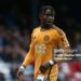 BLACKBURN, ENGLAND - OCTOBER 1:  Leicester City's Abdul Fatawu Issahaku during the Sky Bet Championship match between Blackburn Rovers and Leicester City at Ewood Park on October 1, 2023 in Blackburn, England. (Photo by Stephen White - CameraSport via Getty Images)