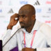 AL RAYYAN, QATAR - NOVEMBER 28: Otto Addo, Head Coach of Ghana speaks during a press conference after the FIFA World Cup Qatar 2022 Group H match between Korea Republic and Ghana at Education City Stadium on November 28, 2022 in Al Rayyan, Qatar. (Photo by Shaun Botterill - FIFA/FIFA via Getty Images)