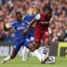 LONDON, ENGLAND - MAY 05: Mohammed Kudus of West Ham United is challenged by Moises Caicedo of Chelsea during the Premier League match between Chelsea FC and West Ham United at Stamford Bridge on May 05, 2024 in London, England. (Photo by Ryan Pierse/Getty Images)