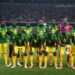 Mali players pose for a team photo during the Group F Africa Cup of Nations (CAN) 2021 football match between Mali and Mauritania at Stade de Japoma in Douala on January 20, 2022. (Photo by CHARLY TRIBALLEAU / AFP) (Photo by CHARLY TRIBALLEAU/AFP via Getty Images)
