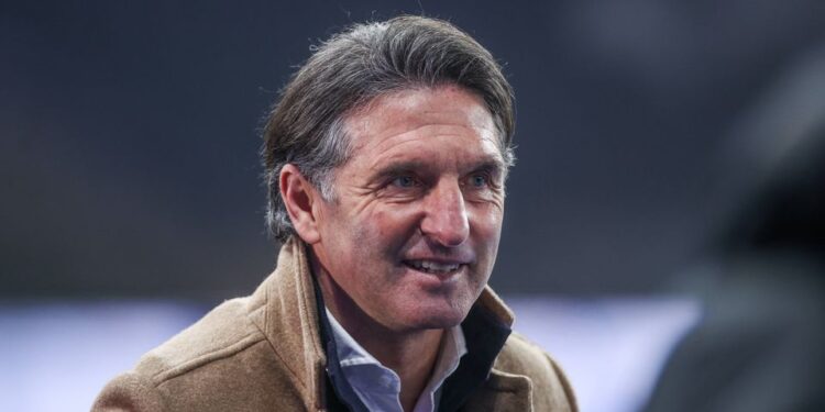 02.01.2021, Fussball, Saison 2020/2021,1. Bundesliga, 14.Spieltag, Hertha BSC - FC Schalke 04, Cheftrainer Bruno Labbadia Hertha BSC DFL REGULATIONS PROHIBIT ANY USE OF PHOTOGRAPHS AS IMAGE SEQUENCES AND/OR QUASI-VIDEO. Berlin Olympiastadion Berlin Deutschland xRHR-FOTO/TRx *** 02 01 2021, Football, Season 2020 2021,1 Bundesliga, Matchday 14, Hertha BSC FC Schalke 04, Head Coach Bruno Labbadia Hertha BSC DFL REGULATES PROHIBIT ANY USE OF PHOTOGRAPHS AS IMAGE SEQUENCES AND OR QUASI VIDEO Berlin Olympiastadion Berlin Germany xRHR PHOTO TRx