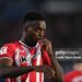 GETAFE, SPAIN - MAY 03: Inaki Williams of Athletic Club  celebrates scoring his team's opening goal during the LaLiga EA Sports match between Getafe CF and Athletic Bilbao at Coliseum Alfonso Perez on May 03, 2024 in Getafe, Spain. (Photo by Denis Doyle/Getty Images) (Photo by Denis Doyle/Getty Images)
