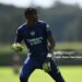 LONDON COLNEY, ENGLAND - AUGUST 20: Khari Ranson of Arsenal during a training session at Sobha Realty Training Centre on August 20, 2024 in London Colney, England.  (Photo by Stuart MacFarlane/Arsenal FC via Getty Images)