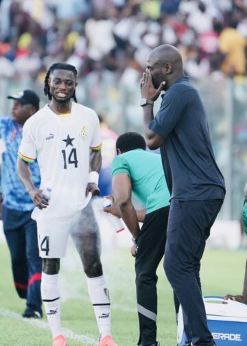 Gideon Mensah primed for battle.