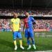LONDON, ENGLAND - MAY 28: Brothers Andrew Ayew of Nottingham Forest and Jordan Ayew of Crystal Palace during the Premier League match between Crystal Palace and Nottingham Forest at Selhurst Park on May 28, 2023 in London, United Kingdom. (Photo by Sebastian Frej/MB Media/Getty Images)