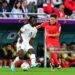 Gideon MENSAH of Ghana and Changhoon KWON of Korea Republic during the FIFA World Cup Qatar 2022, Group H match between South Korea and Ghana at Education City Stadium on November 28, 2022 in Doha, Qatar. (Photo by Baptiste Fernandez/Icon Sport via Getty Images)