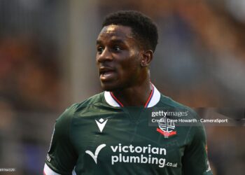 BARROW IN FURNESS, ENGLAND - SEPTEMBER 3:  Bolton Wanderers' Jordi Osei-Tutu during the Bristol Street Motors Trophy Group D match between Barrow and Bolton Wanderers at Holker Street on September 3, 2024 in Barrow in Furness, England. (Photo by Dave Howarth - CameraSport via Getty Images)