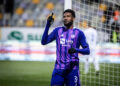 in action during football match between NK Maribor vs NK Nafta in 18th round of Prva Liga Telemach 2024/2025, on December 8th, 2024 in Ljudski vrt, Maribor, Slovenia. Photo by Blaž Weindorfer | Sportida