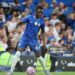 Genesis Antwi of Chelsea plays during the VisitMalta weekender soccer match between Chelsea FC and Bayer 04 Leverkusen at Stamford Bridge in London, United Kingdom, on August 8, 2025. (Photo by Domenic Aquilina/NurPhoto via Getty Images)