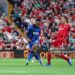 LIVERPOOL, ENGLAND - AUGUST 15: Antoine Semenyo of Bournemouth scores a goal to make it 2-1 during the Premier League match between Liverpool and Bournemouth at Anfield on August 15, 2025 in Liverpool, England. (Photo by Robin Jones - AFC Bournemouth/AFC Bournemouth via Getty Images)