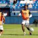 32 Nathaniel ADJEI (fcl) during the Ligue 2 BKT match between Caen and Lorient at Stade Michel-d'Ornano on October 5, 2024 in Caen, France. (Photo by Loic Baratoux/FEP/Icon Sport via Getty Images)