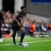 COPENHAGEN, DENMARK - SEPTEMBER 18: Ernest Poku of Leverkusen controls the ball during the UEFA Champions League 2025/26 League Phase MD1 match between F.C. Copenhagen and Bayer 04 Leverkusen at Parken Stadium on September 18, 2025 in Copenhagen, Denmark. (Photo by Jörg Schüler/Bayer 04 Leverkusen via Getty Images)