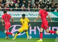 Christopher Baah Bonsu in action against South Korea