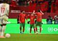 Brahim Diaz of Morocco celebrates goal with teammates during the 2025 Africa Cup of Nations AFCON match between Morocco and Mali at the Prince Moulay Abdellah Stadium in Rabat, Morocco on 26 December 2025 ©Nabil Ramdani/BackpagePix