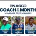 Karim Zito, two other coaches nominated for NASCO November Coach of the Month Award