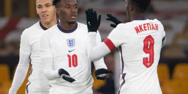 Hudson-Odoi and Eddie Nketiah