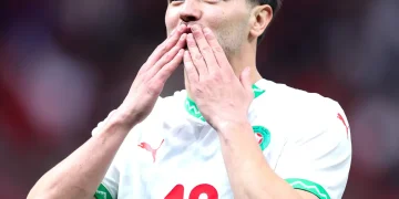 Brahim Diaz-of-morocco-celebrates-goal