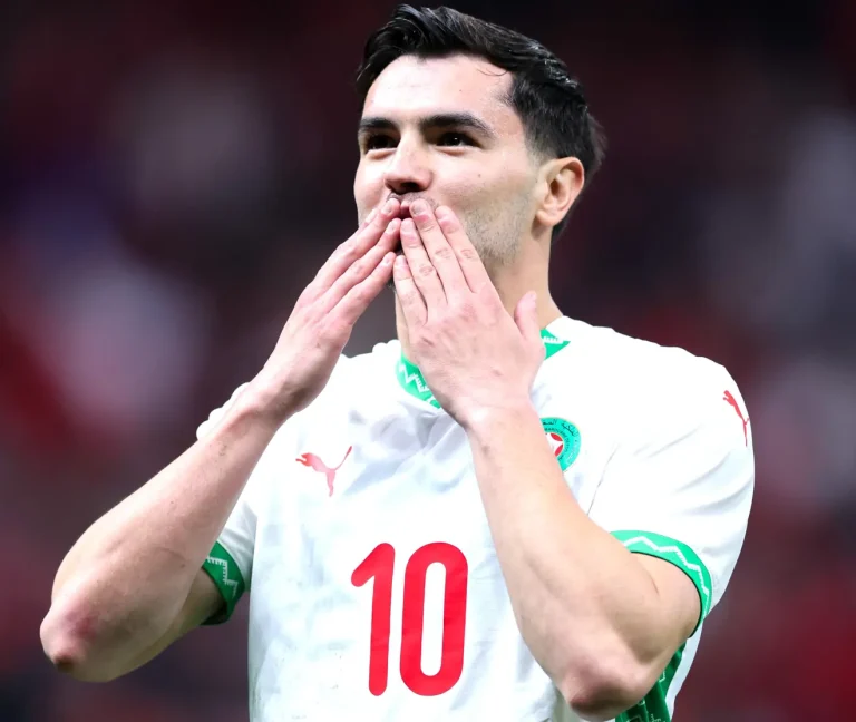 Brahim Diaz-of-morocco-celebrates-goal
