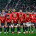 The Team photo of the Egyptian national team before the match between Egypt vs Ivory Coast in the African Cup of Nations 2025 - Quarter Finals Round at Grand Stade D'Agadir, Agadir, Morocco (Photo by Mohamed Tageldin / Middle East Images / AFP via Getty Images)