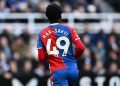 NEWCASTLE UPON TYNE, ENGLAND - OCTOBER 21: Jesurun Rak-Sakyi of Crystal Palace during the Premier League match between Newcastle United and Crystal Palace at St. James Park on October 21, 2023 in Newcastle upon Tyne, United Kingdom.
(Photo by Sebastian Frej/MB Media/Getty Images)